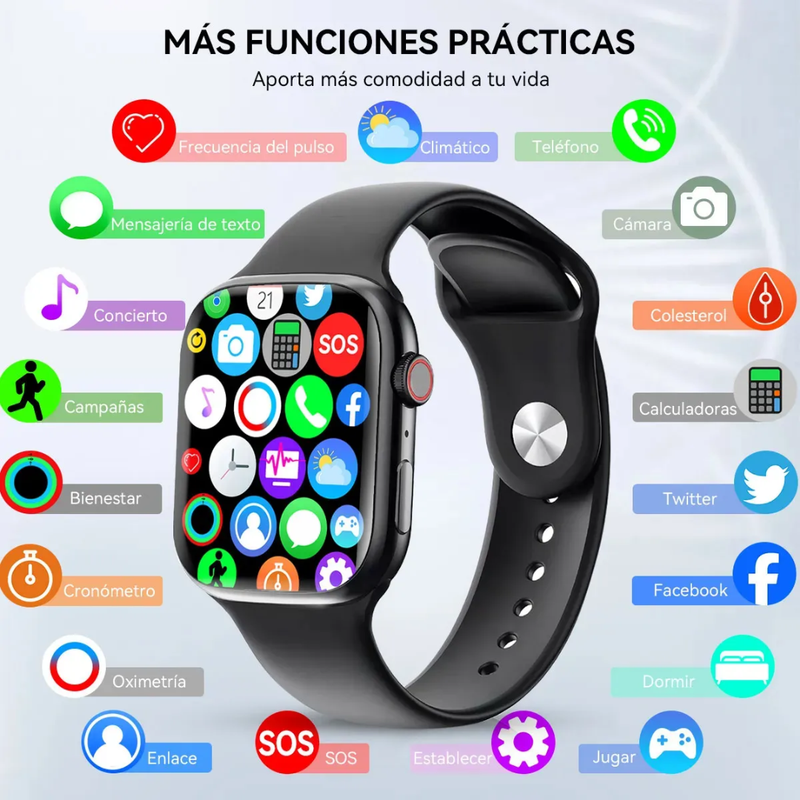 TecnoDúo 2 en 1 - Reloj Inteligente + Audífonos Bluetooth ⌚🎧
