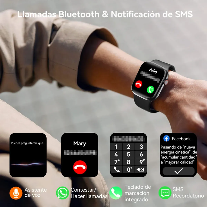 TecnoDúo 2 en 1 - Reloj Inteligente + Audífonos Bluetooth ⌚🎧