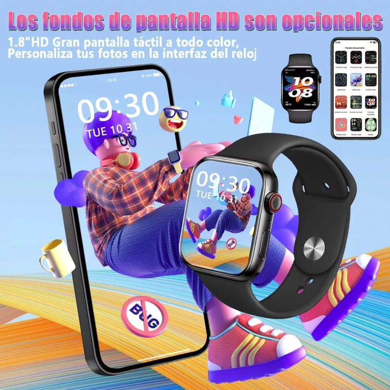 TecnoDúo 2 en 1 - Reloj Inteligente + Audífonos Bluetooth ⌚🎧