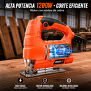 🔥 Sierra Caladora PRO 1200W™ ⚡ | 6 Velocidades + Corte en Bisel 45° + Kit de 35 Accesorios