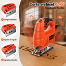 🔥 Sierra Caladora PRO 1200W™ ⚡ | 6 Velocidades + Corte en Bisel 45° + Kit de 35 Accesorios