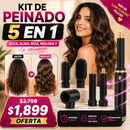 ✨ KIT DE PEINADO 5 EN 1 💁‍♀️ Seca, Alisa, Riza y Da Volumen 💖