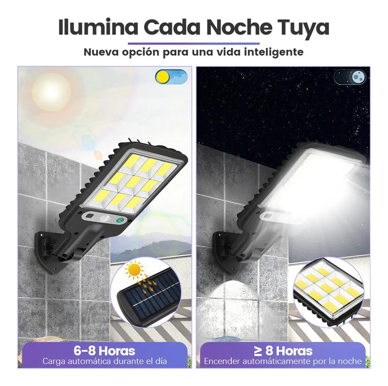 SET DE 4 LUCES SOLARES 🔆 LED SMART con Sensor de Movimiento💡